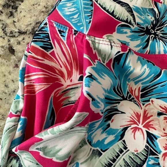 NWT Tommy Bahama Women’s Golf Tennis Floral Print Fuchsia Skirt Size Large UPF50 - Picture 8 of 9